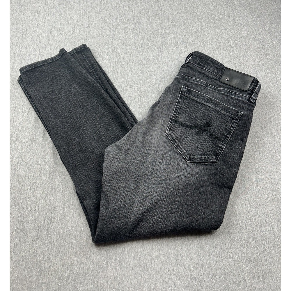 34 HERITAGE CHARISMA Comfort Rise Classic‎ Black Denim Jeans Mens 36x30 (32x29)